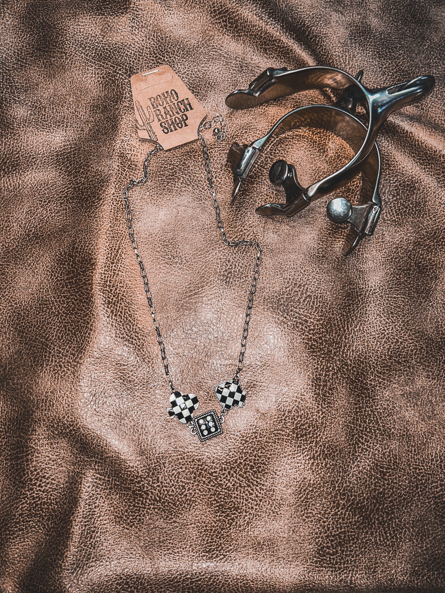 Poker Face Necklace