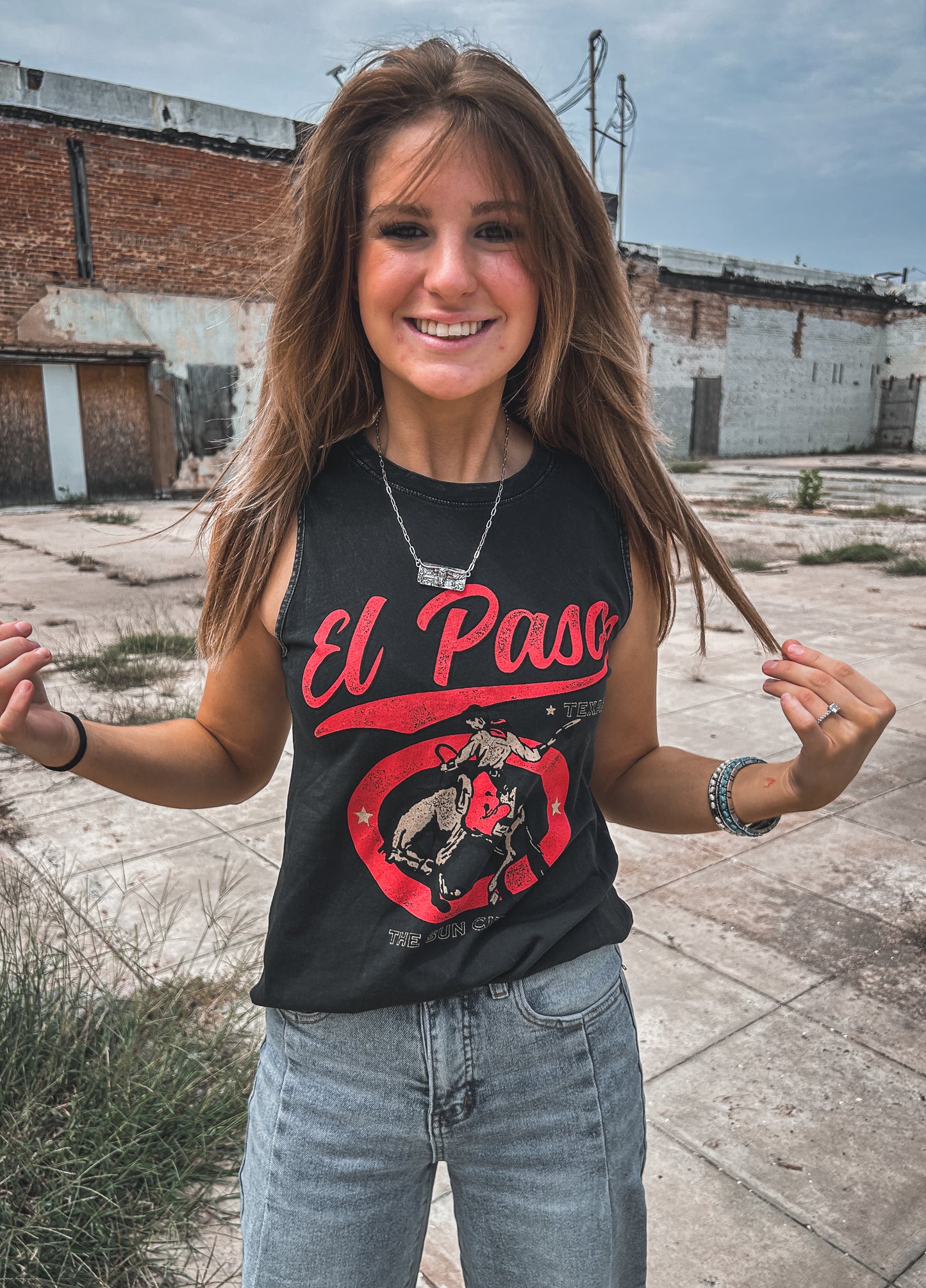 Sunset in El Paso Tank