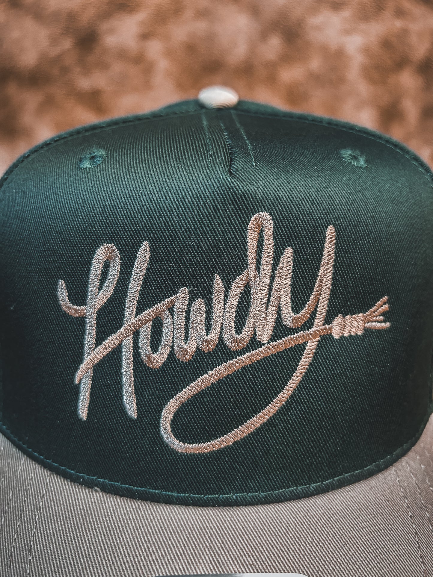 Howdy Two-Tone Trucker Hat