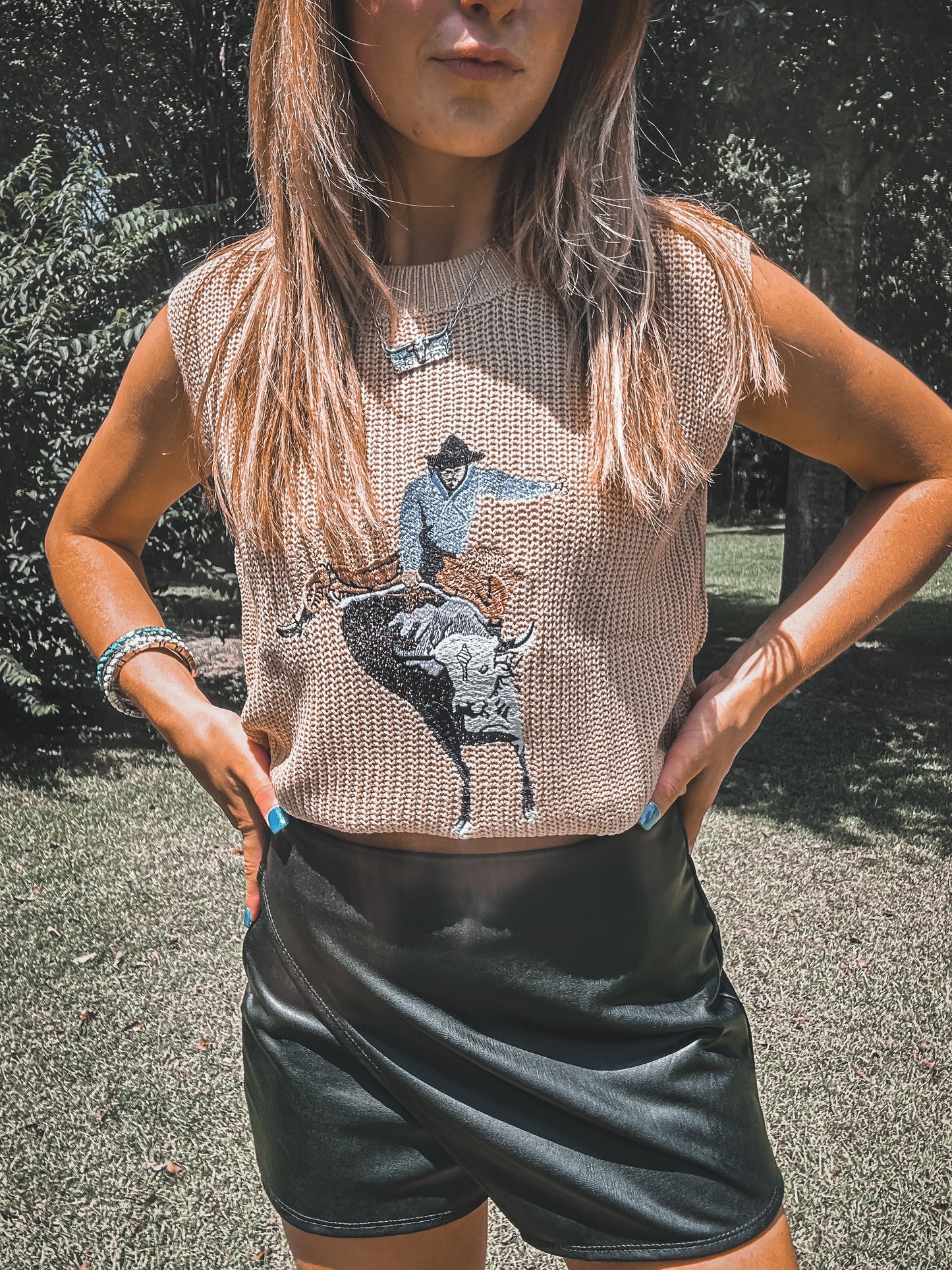 Bronco Sweater Vest