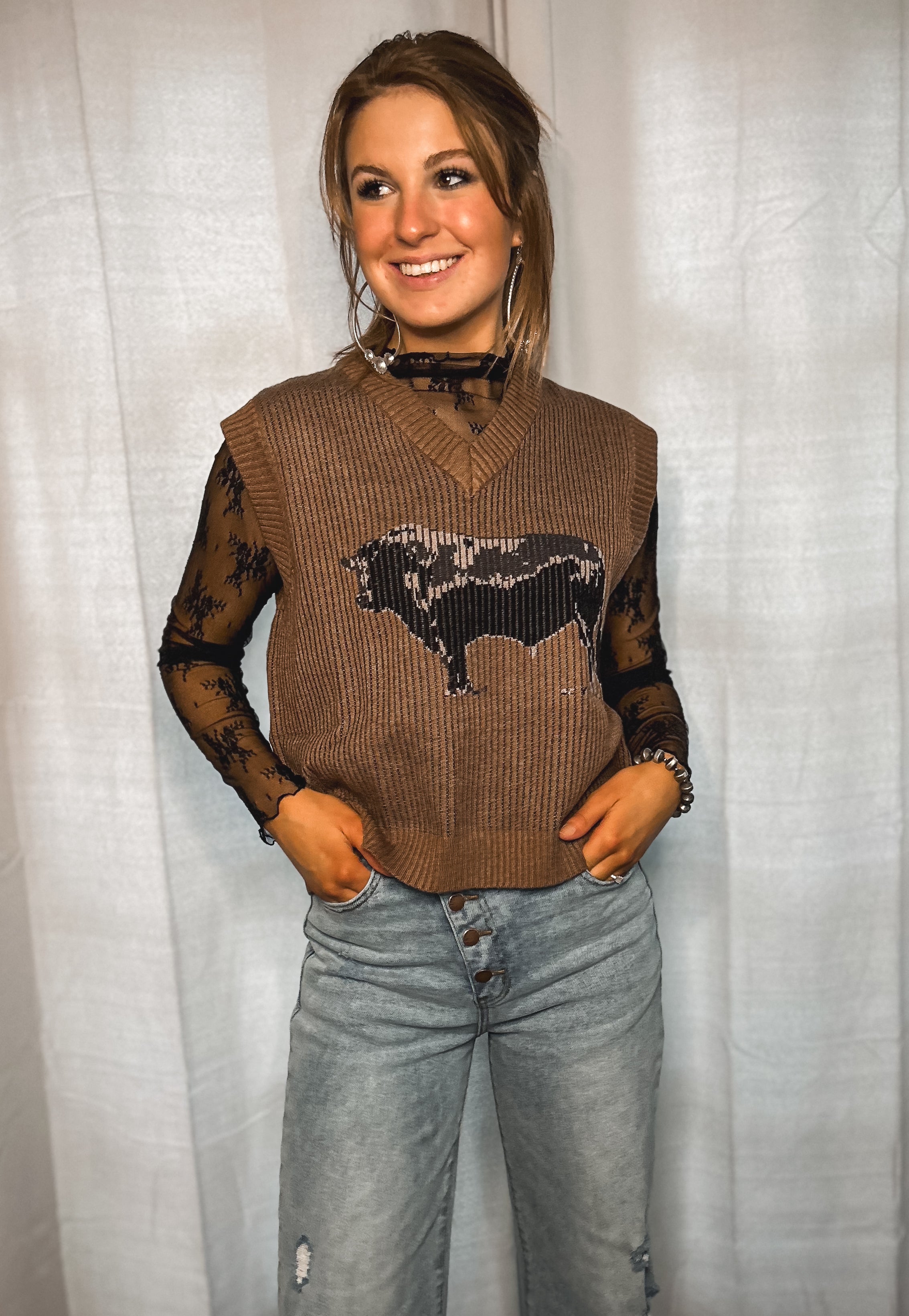 Cattleman Knit Vest