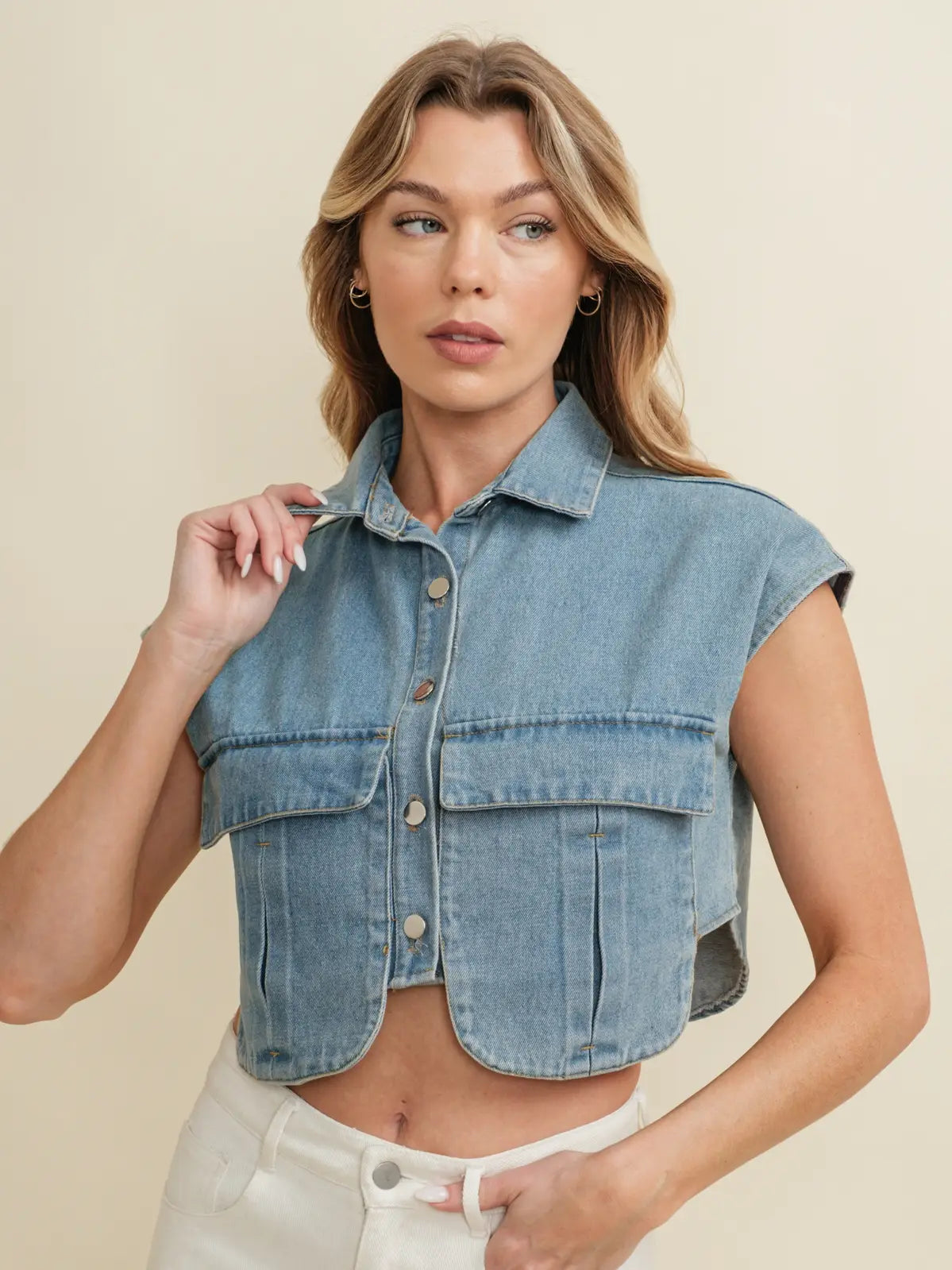 Blue Jean Babe Top